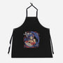 Samurai Beats-Unisex-Kitchen-Apron-ilustrata