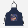 Samurai Beats-Unisex-Kitchen-Apron-ilustrata