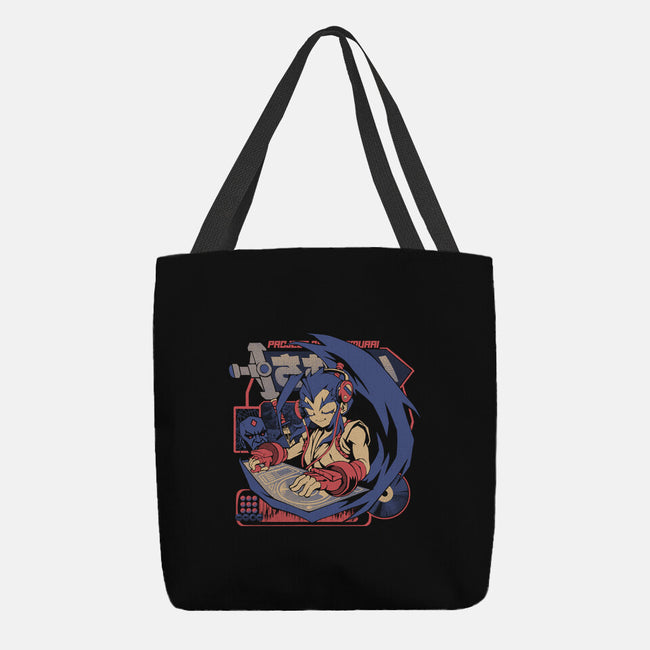 Samurai Beats-None-Basic Tote-Bag-ilustrata