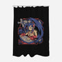 Samurai Beats-None-Polyester-Shower Curtain-ilustrata