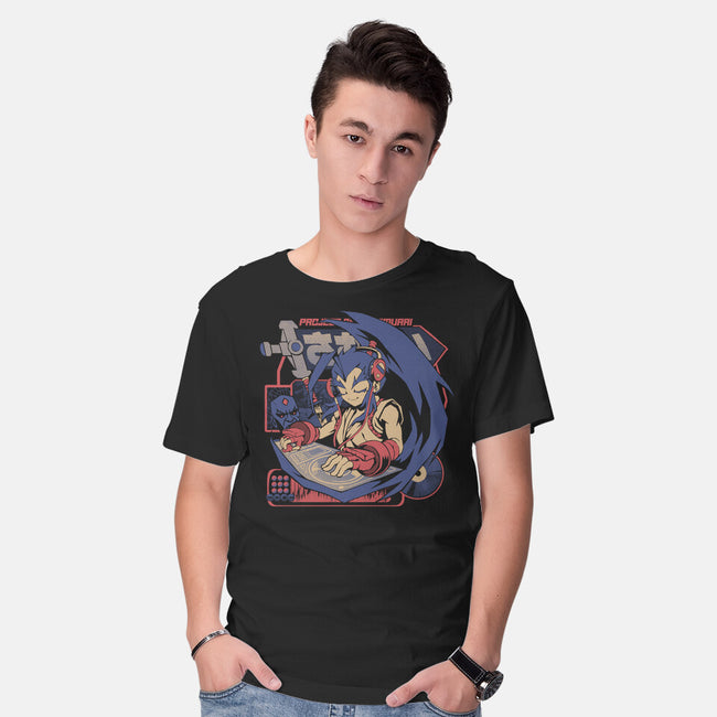 Samurai Beats-Mens-Basic-Tee-ilustrata
