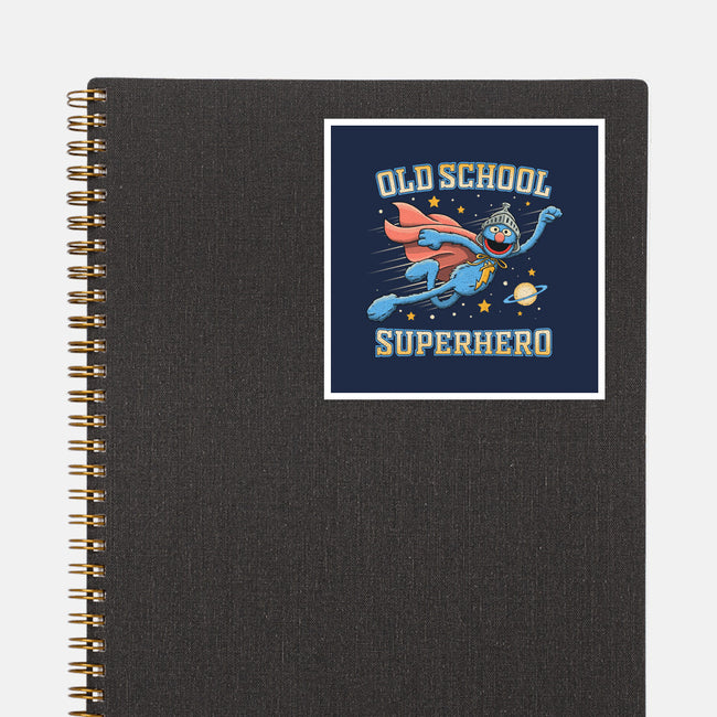 Old School Superhero-None-Glossy-Sticker-NMdesign
