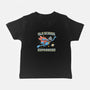 Old School Superhero-Baby-Basic-Tee-NMdesign