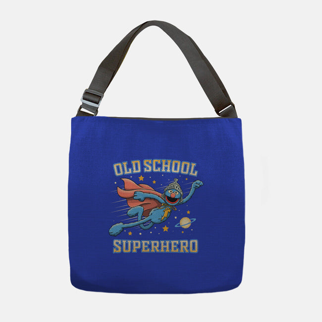 Old School Superhero-None-Adjustable Tote-Bag-NMdesign