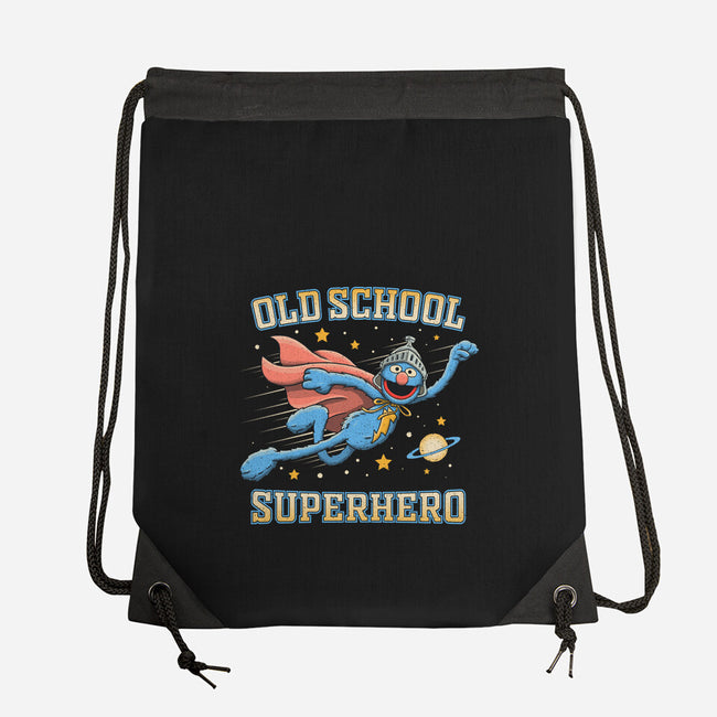 Old School Superhero-None-Drawstring-Bag-NMdesign