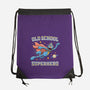 Old School Superhero-None-Drawstring-Bag-NMdesign