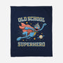 Old School Superhero-None-Fleece-Blanket-NMdesign
