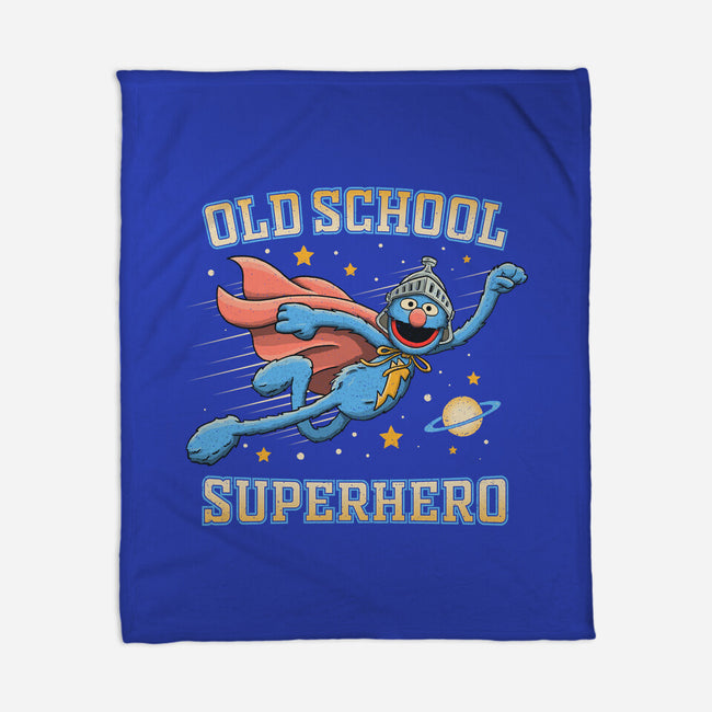 Old School Superhero-None-Fleece-Blanket-NMdesign