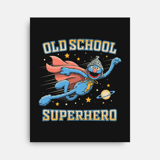 Old School Superhero-None-Stretched-Canvas-NMdesign