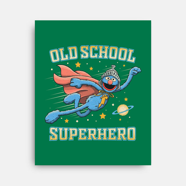 Old School Superhero-None-Stretched-Canvas-NMdesign