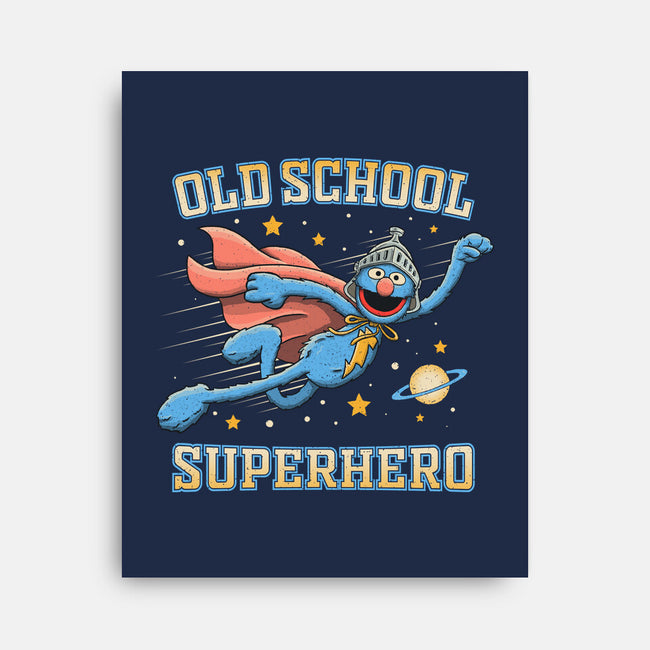 Old School Superhero-None-Stretched-Canvas-NMdesign