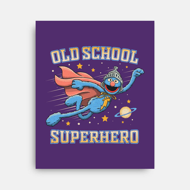 Old School Superhero-None-Stretched-Canvas-NMdesign