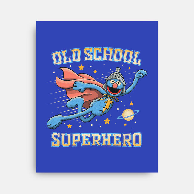Old School Superhero-None-Stretched-Canvas-NMdesign