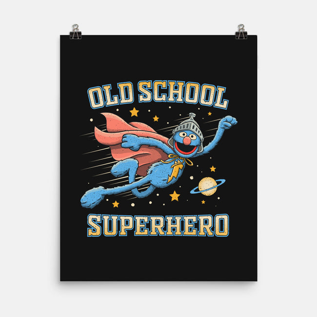 Old School Superhero-None-Matte-Poster-NMdesign