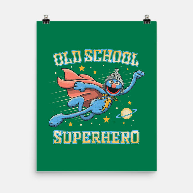Old School Superhero-None-Matte-Poster-NMdesign