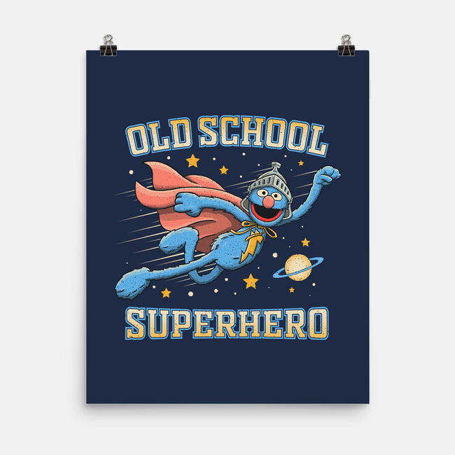 Old School Superhero-None-Matte-Poster-NMdesign
