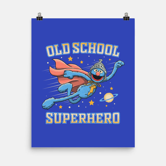Old School Superhero-None-Matte-Poster-NMdesign