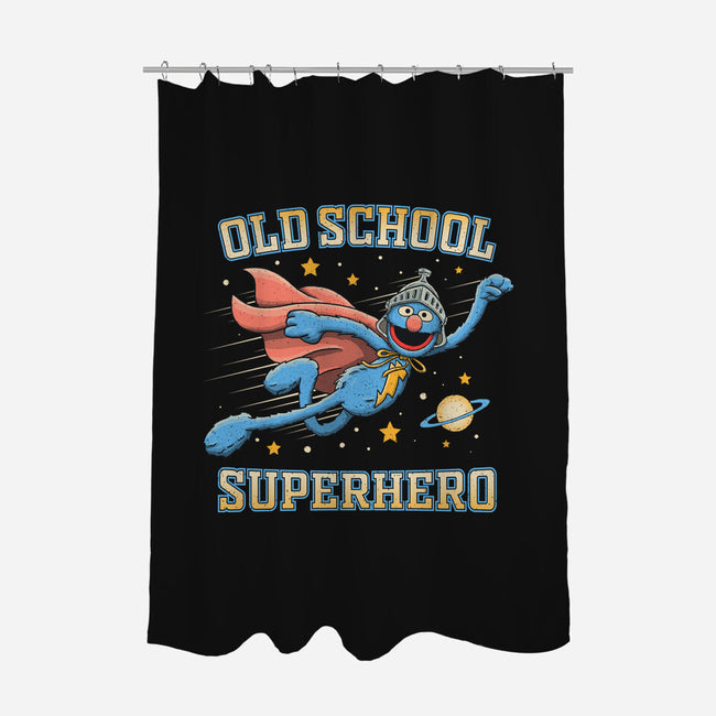 Old School Superhero-None-Polyester-Shower Curtain-NMdesign