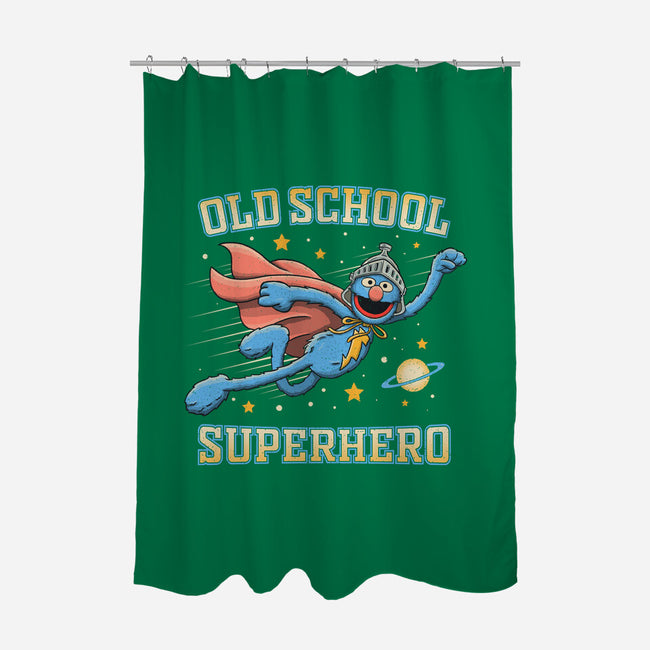 Old School Superhero-None-Polyester-Shower Curtain-NMdesign
