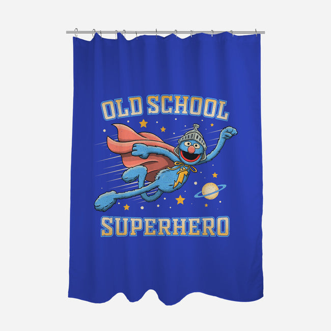 Old School Superhero-None-Polyester-Shower Curtain-NMdesign