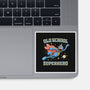 Old School Superhero-None-Glossy-Sticker-NMdesign