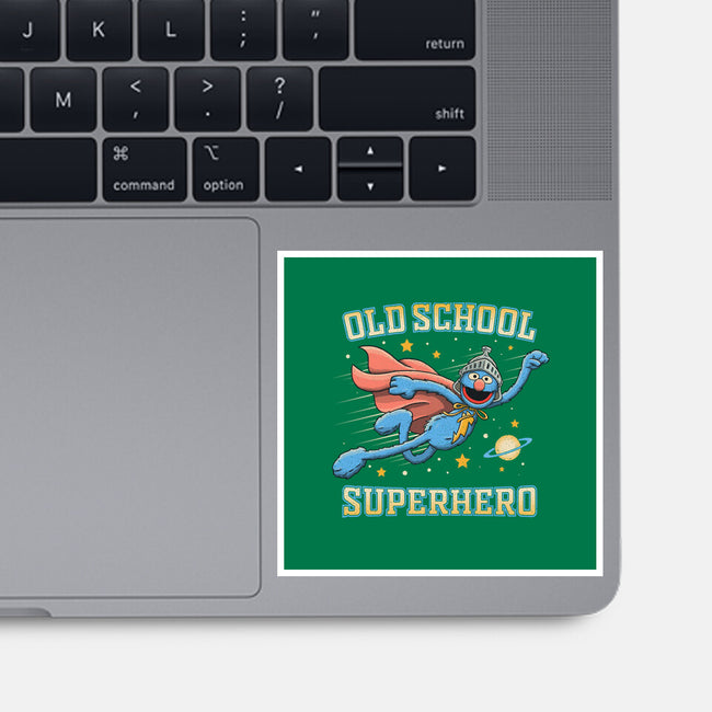 Old School Superhero-None-Glossy-Sticker-NMdesign
