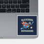 Old School Superhero-None-Glossy-Sticker-NMdesign