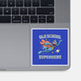 Old School Superhero-None-Glossy-Sticker-NMdesign
