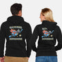Old School Superhero-Unisex-Zip-Up-Sweatshirt-NMdesign