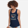 Old School Superhero-Womens-Racerback-Tank-NMdesign