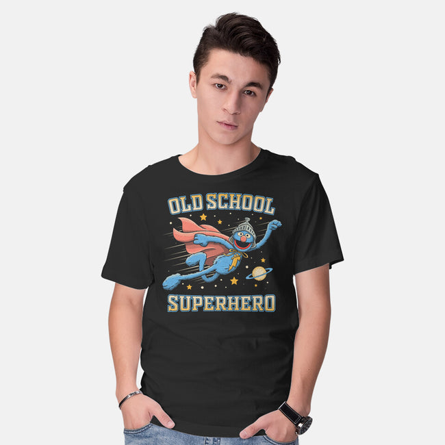 Old School Superhero-Mens-Basic-Tee-NMdesign