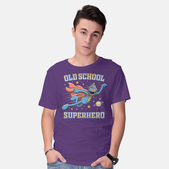 Old School Superhero-Mens-Basic-Tee-NMdesign