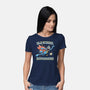 Old School Superhero-Womens-Basic-Tee-NMdesign