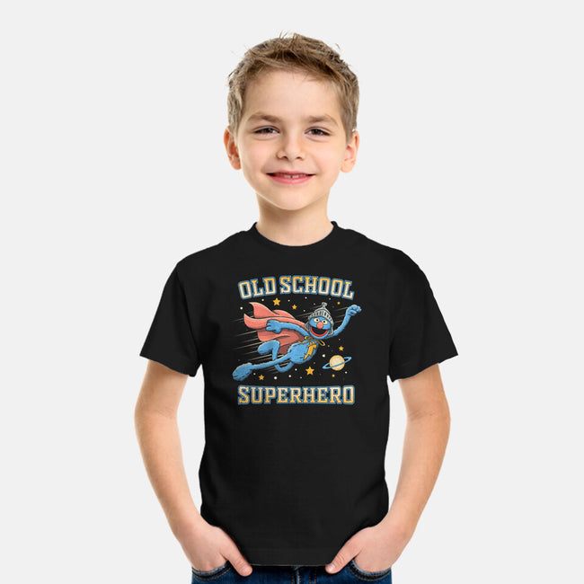 Old School Superhero-Youth-Basic-Tee-NMdesign