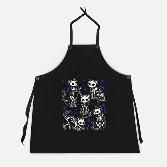 Spooky Paws-Unisex-Kitchen-Apron-Eoli Studio