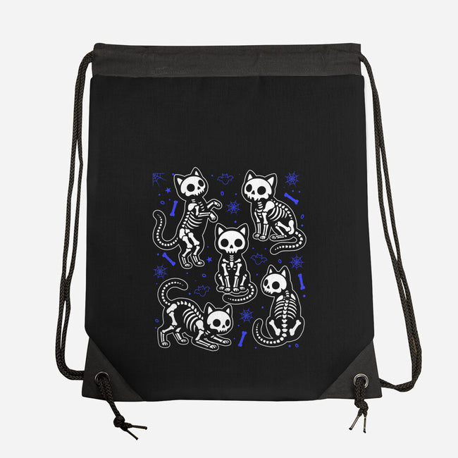 Spooky Paws-None-Drawstring-Bag-Eoli Studio