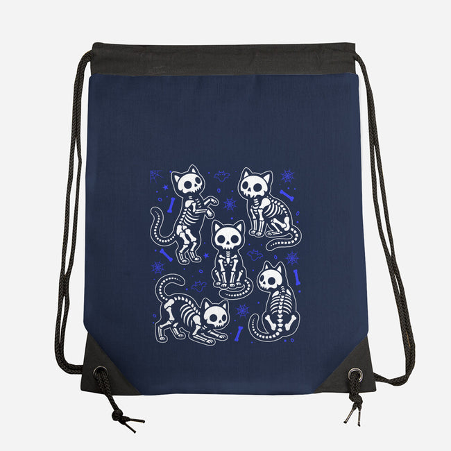 Spooky Paws-None-Drawstring-Bag-Eoli Studio