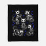 Spooky Paws-None-Fleece-Blanket-Eoli Studio