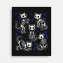 Spooky Paws-None-Stretched-Canvas-Eoli Studio