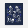 Spooky Paws-None-Stretched-Canvas-Eoli Studio