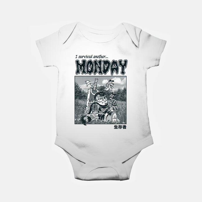 I Survived Monday-Baby-Basic-Onesie-Henrique Torres