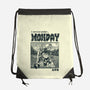 I Survived Monday-None-Drawstring-Bag-Henrique Torres