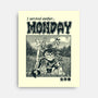 I Survived Monday-None-Stretched-Canvas-Henrique Torres