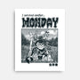 I Survived Monday-None-Stretched-Canvas-Henrique Torres