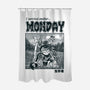 I Survived Monday-None-Polyester-Shower Curtain-Henrique Torres