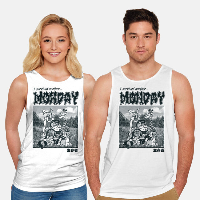 I Survived Monday-Unisex-Basic-Tank-Henrique Torres