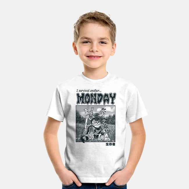 I Survived Monday-Youth-Basic-Tee-Henrique Torres
