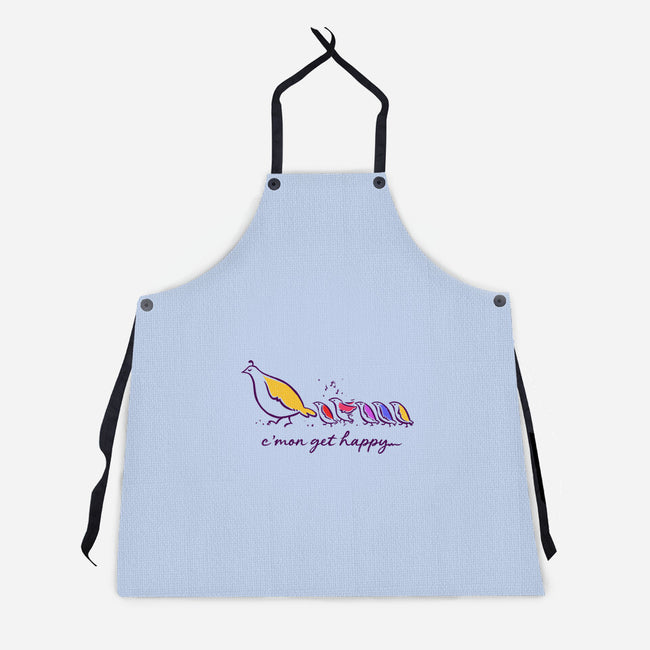 Get Happy-Unisex-Kitchen-Apron-kg07