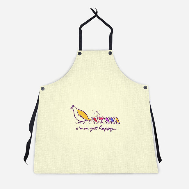 Get Happy-Unisex-Kitchen-Apron-kg07