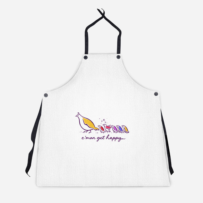 Get Happy-Unisex-Kitchen-Apron-kg07